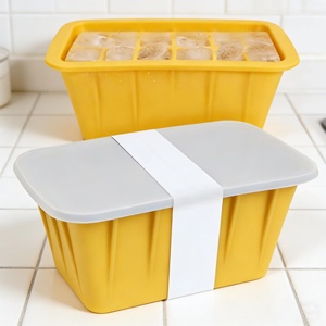 Wholesale Scale Silicone <b>Block</b> Bpa Free Reusable 8Lb Extra Large Bath Mold for Ice Cream Maker - Product Image 4