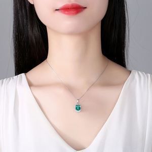 <b>Emerald</b> Cut Rhodium Plated Silver <b>Jewelry</b> <b>Set</b> 925 with Cubic Zirconia for Wedding Anniversary & Gift-Necklace/Earrings/Ring <b>Set</b> - Product Image 5
