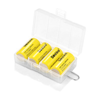 Batterie rechargeable CR123 au lithium 3,7 V 800 mAh pour caméras Arlo - 4 pièces (lot de 1)