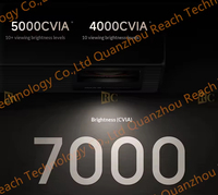 Projecteur intelligent XGIMI X50 Ultra Max 7000CVIA 4K, projecteur laser tricolore, rapport 10000:1, zoom global 0,98-2,0:1, objectif Master