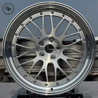 Velg GPW Custom 19 20 21 Inch Staggered 5x112 5x120 Brushed Silver 2 Piece Forged untuk Audi S6 RS5 RS6 Benz S580 S680 M3 M4 M5