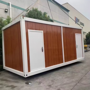 Contenitore portatile di lusso modulare prefabbricato Flat Pack case Ready staccabile Villa negozio Hotel pannello Sandwich Hall - Product Image 3