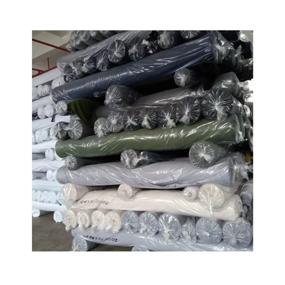 Usine en gros stock prix drap de lit tissu 100% polyester tissu ensemble de literie tissu microfibre pour textile à la maison