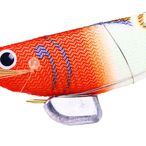 Leurre de pêche en mer artificiel lumineux en forme de banane, 12 cm, 14,3 g, avec hameçon et fil, pour calamar et crevettes - Product Image 5