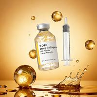 Ampoule intensive au collagène et aux peptides de soie KOEC, soin coréen anti-âge, raffermissant, hydratant et revitalisant pour la peau du visage.