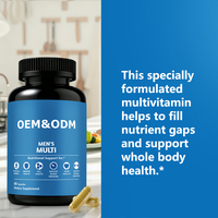 Complément alimentaire quotidien pour hommes avec zinc, vitamine D, acide folique et complexe B en capsules