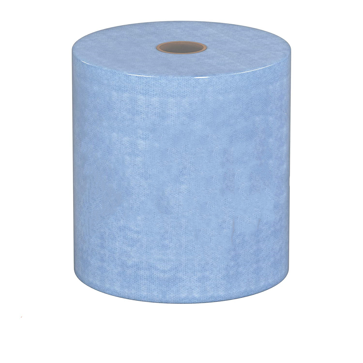 Factory wholesale high quality 2 ply embossed blue centre feed rolls recycled paper hand towels