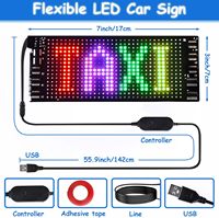 Panneau de destination LED de bus intelligent panneau d'image personnalisé écran LED portable pour voiture