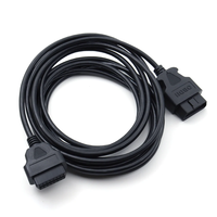 Cable de Extensión OBD2 de 16 Pines, 5m/10m, ELM327, Conector de Interfaz Adaptador de Herramienta de Diagnóstico