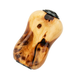 Solid Wood Fishing Reel Grip For Lure Spinning Reels Lightweight Natural Grain Integrated Design - Product Image 2