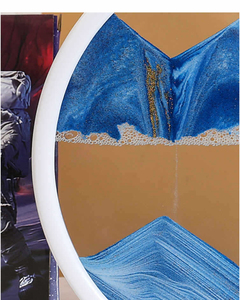 Décoration d'intérieur : Sablier artistique cinétique à <span class=keywords><strong>mouvement</strong></span> liquide, Paysage marin profond, pour cadeau - Product Image 6