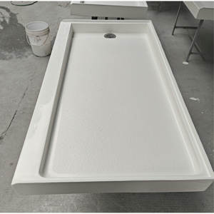 <span class=keywords><strong>Plato</strong></span> y Base de <span class=keywords><strong>Ducha</strong></span> de Mármol Cultivado de 60x32 Pulgadas - Product Image 1