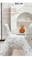 Chaise enfant éléphant JAYA, tabouret moderne en forme d'animal pour salle de jeux, chambre à coucher, mobilier de maternelle