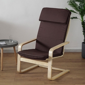 Fabricant de meubles de salon au design nordique Chaise de salon à <span class=keywords><strong>bascule</strong></span> de loisir simple en bois pour salon - Product Image 4