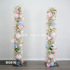 Handmade Customized Wedding Decoration Floral Background Props Unique <b>Artificial</b> Flowers - Product Image 2