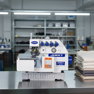 Máquina de Coser Overlock <span class=keywords><strong>Industrial</strong></span> de Alta Velocidad JUKKY 747 de 4 Hilos, Coudre Industrielle, Excelente Rendimiento, Solo Cabezal - Product Image 1