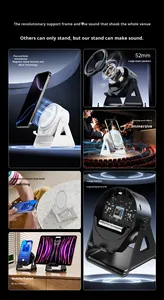 New đa chức năng cảm ứng loa xoay điện thoại chủ RGB ánh sáng cho 5.3 Loa ba-trong-một pin Powered - Product Image 6