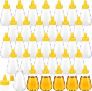 Proveedores Chinos de Botellas de Plástico PET de 500g para Miel, con Válvula de Silicona a Prueba de Fugas, Impresión Serigráfica, Aptas para Azúcar - Product Image 1