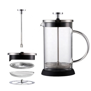 <span class=keywords><strong>Cafetière</strong></span> à piston SEECIN en acier inoxydable 350 ml, <span class=keywords><strong>cafetière</strong></span> professionnelle en verre borosilicate résistant à la chaleur - Product Image 6