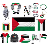 Sac en toile, badge, mug, collier, porte-clés, écharpe personnalisés avec le design de la Palestine pour les événements sportifs