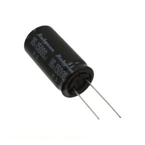 ตัวเก็บประจุรูผ่านรูรัศมี1800 uF 1800 uF 20% 50V ฝาครอบ50YXH1800MEFC18X31.5สารส้ม - Product Image 1