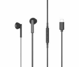 אוזניות In-Ear חוטיות מסוג USB C עם לוגו בהתאמה אישית, מיקרופון, סאונד סטריאו, בקרת עוצמה, כבל באורך 1.2 מטר, צבעים בהתאמה אישית לשיחות טלפון - Product Image 2