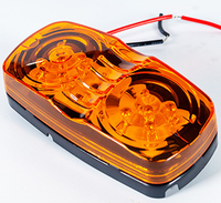 Lumière d'avertissement LED de remorque 12v avec lumière latérale de marqueur de couleur ambre