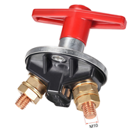 Interrupteur rotatif de déconnexion de batterie 300A 12V 24V, interrupteur de coupure d'isolateur de batterie de voiture, interrupteur principal électrique de bateau de camion de camping-car
