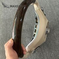 Volant amélioré en fibre de carbone, bois de pêche et cuir pour Mercedes Benz Classe E, Classe C, ML320, Classe R, Classe S, GLK, W212