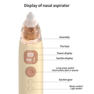 Aspirateur nasal pour bébé de qualité supérieure, pompe rechargeable, aspiration puissante, aspirateur nasal électrique, meilleur choix pour les nouveau-nés - Product Image 4