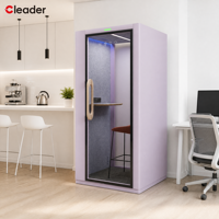 Cabine de travail acoustique insonorisée pour bureau, studio, isolation sonore, station de travail individuelle, pod de réunion intérieur