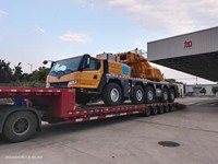 Grue tout-terrain 130t & 97m & 5 essieux XCA130BR, grue de levage pour la construction, contrepoids et crochet auxiliaire