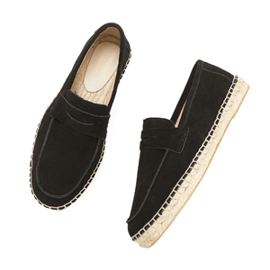 Mocassini Casual da Uomo di Alta Qualità, <span class=keywords><strong>Scarpe</strong></span> da Passeggio in Camoscio, Espadrillas Slip-On Fatte a Mano, <span class=keywords><strong>Scarpe</strong></span> in Juta con Lacci, Mules - Product Image 4