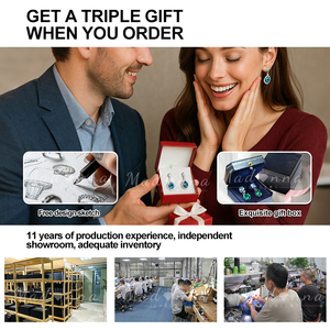 Madonna Lujosos pendientes de moissanita de laboratorio <span class=keywords><strong>Colombia</strong></span> 2ct Moissanita de corte único con pendientes de tuerca de plata 925 - Product Image 5