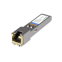 Estándares Ethernet 10BASE-T 100BASE-T, 10 Mbps 100 Mbps, Módulo SFP de Cobre RJ45 de 100 Metros, 10/100 Mbps