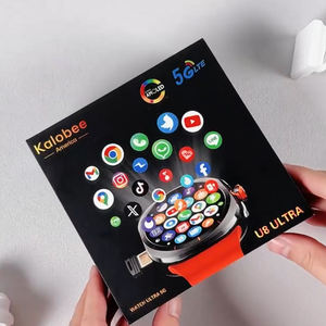 Montre connectée EDS U8 Ultra 4G Adriod, écran AMOLED 1,6 pouce, mémoire 3+32 Go, batterie 800 mAh avec caméra, appels Bluetooth, carte SIM et boussole GPS - Product Image 1