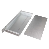 Boîtier d'amplificateur de boîtier en aluminium extrudé anodisé personnalisé OEM Boîtier de montage en rack 1U de 19 pouces Boîtier de châssis de serveur GPU