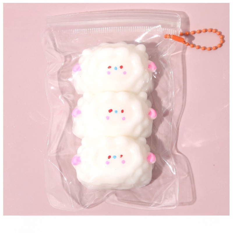 Sheep-shaped Glutinous Rice Paste Cream Sticks