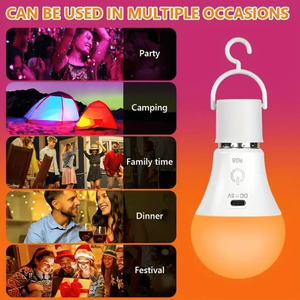 รีโมทคอนโทรลอัจฉริยะ หลอดไฟ LED RGB โคมไฟตั้งโต๊ะแสงสว่างโดยรอบ - Product Image 5
