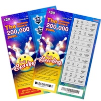 Laminage brillant, vernis de haute qualité, UV localisé, achat de billets de loterie en ligne, gagnez à l'achat