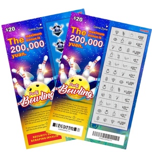 Laminación Brillante, Barniz de Alta Calidad, UV Localizado, Compra de Boletos de Lotería en Línea, Compra Ganadora - Product Image 2