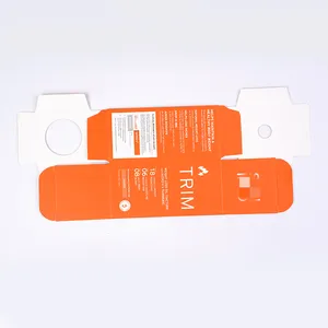 Boîtes en papier pliantes avec logo personnalisé boîte d'emballage en carton recyclable avec insert vente en gros boîte de flacon compte-gouttes de 30ml 50ml emballage