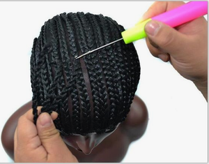 Gorro para Peluca con Trenzas Africanas y Peines, Gorro para Peluca con Trenzas Fácil de Coser para la Elaboración de Pelucas - Product Image 5