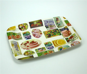 <span class=keywords><strong>Plateau</strong></span> <span class=keywords><strong>de</strong></span> Noël rectangulaire en plastique imprimé intégral pour la décoration <span class=keywords><strong>de</strong></span> la maison, idéal pour les fruits - Vente en gros - Product Image 5