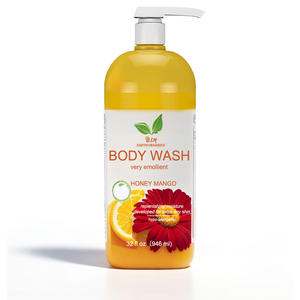 Gel douche exfoliant éclaircissant éclaircissant éclaircissant à saveur de fleurs biologiques - Product Image 2