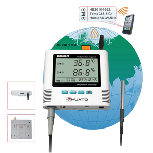 Transporttruck/Voedingsindustrie/Laboratoria Gebruiken <span class=keywords><strong>Sms</strong></span>-Bericht <span class=keywords><strong>Alarm</strong></span> Temperatuur Vochtigheid Datalogger - Product Image 4