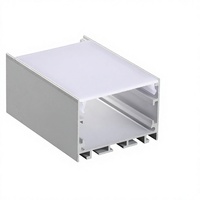 Profilé en aluminium 6063-T5 pour bandes LED, décorations, service de découpe LS-108