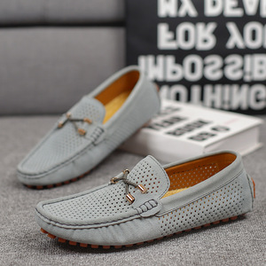 Scarpe Loafer in Pelle da Uomo di Grande Taglia per Tutte le Stagioni, Cucite a Mano, Traspiranti, per Camminata Casual e Guida, OEM - Product Image 3