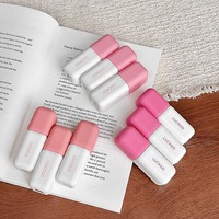 Rouge à lèvres LUCKGO Candy Story 3,5g, crème soyeuse, brillant hydratant, teinte pour les lèvres, 9 couleurs, faible saturation, adapté aux peaux jaunes