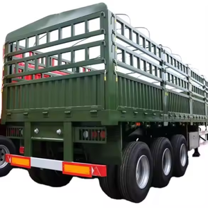 Semirremolque para Ganado de 10 y 12 Toneladas, 45 Pies, Precio de Fábrica, para Transporte de Ganado - Product Image 1